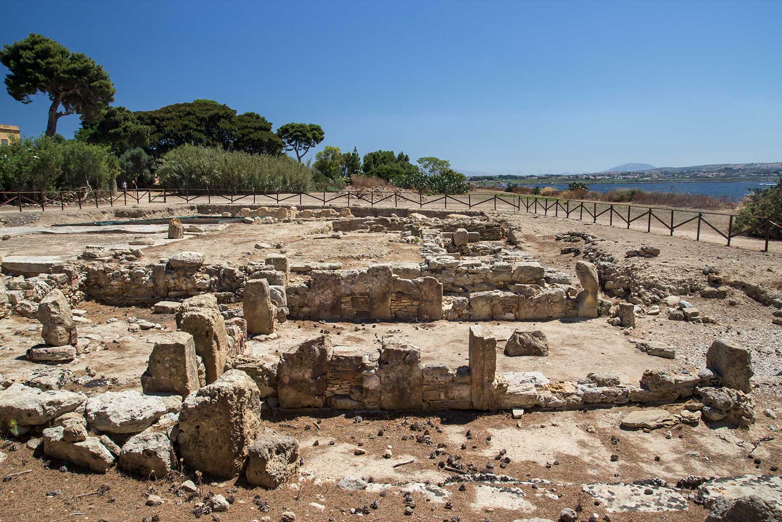 The remains of a Phoenician settlement on the island of Mozia. Stock photo.