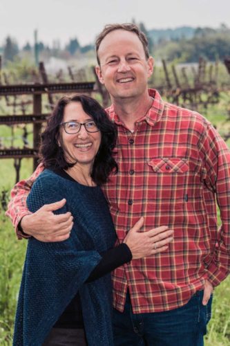 Jill and Steve Matthiasson of Matthiasson Wines in Napa. ©Matthiasson