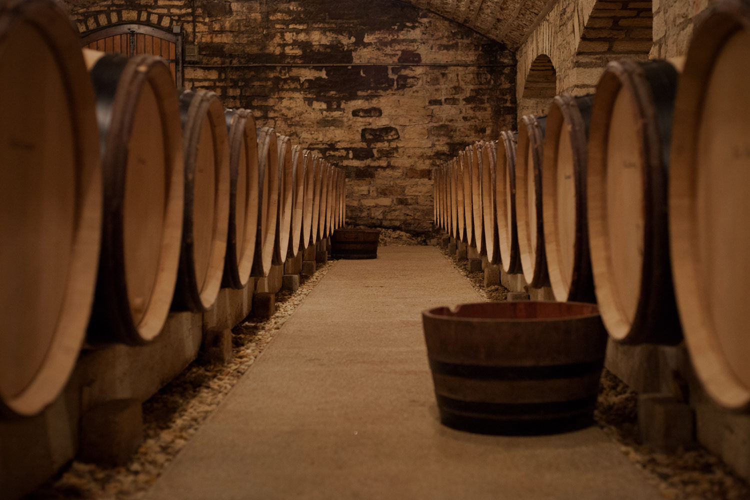 In the cellar at Domaine de la Romanée-Conti. ©Kevin Day/Opening a Bottle