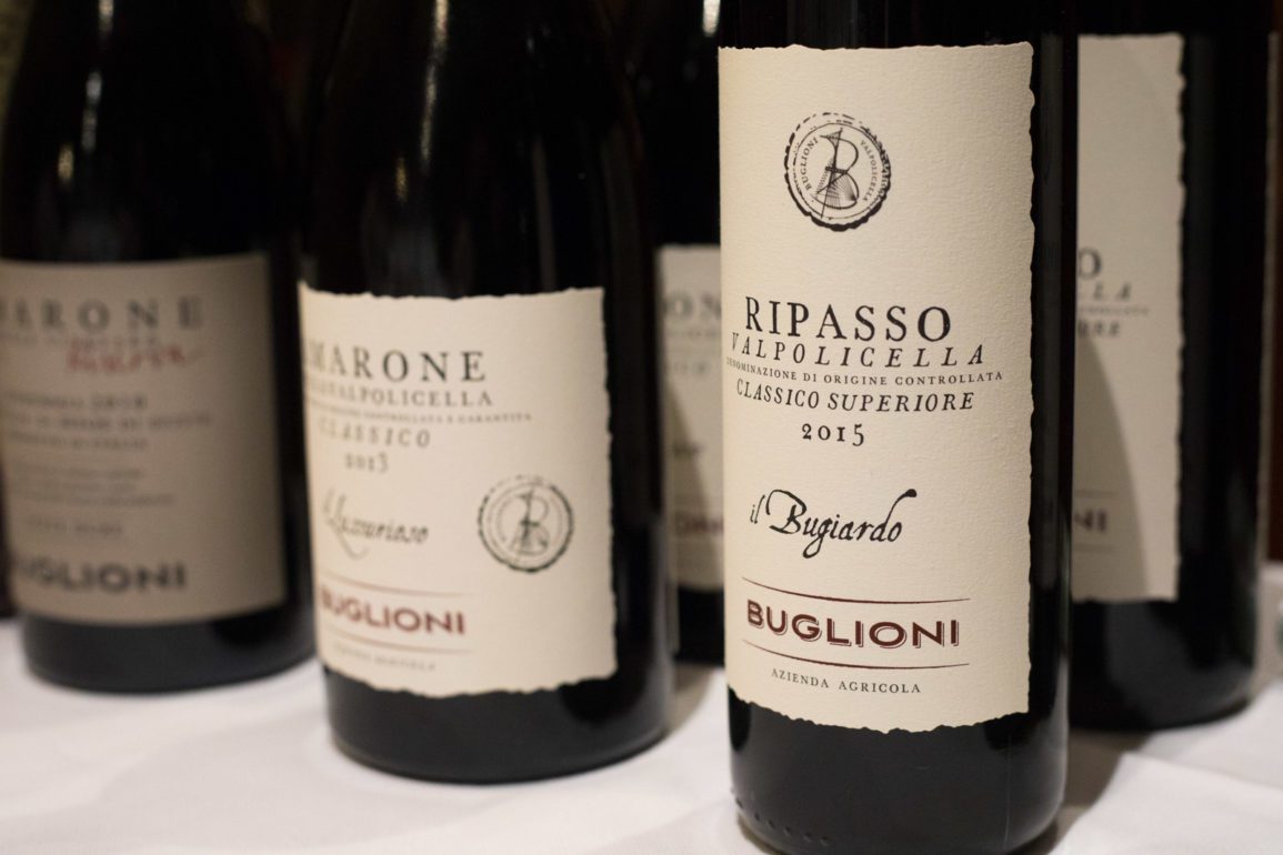 The wines of Buglioni. ©Kevin Day/Opening a Bottle