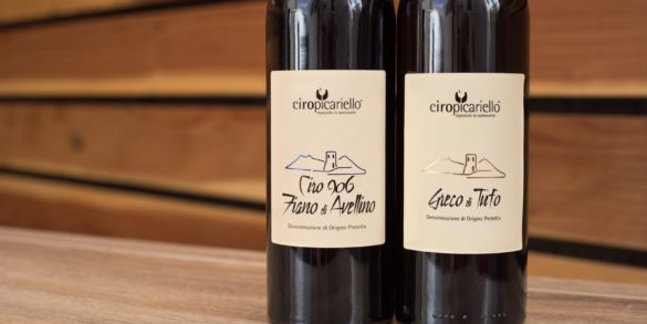 The wines of Ciro Picariello. ©Kevin Day/Opening a Bottle