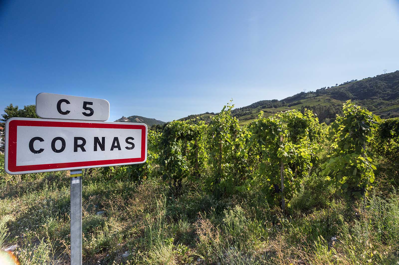 The appellation shares its name with the village of Cornas. ©Bernard Favre