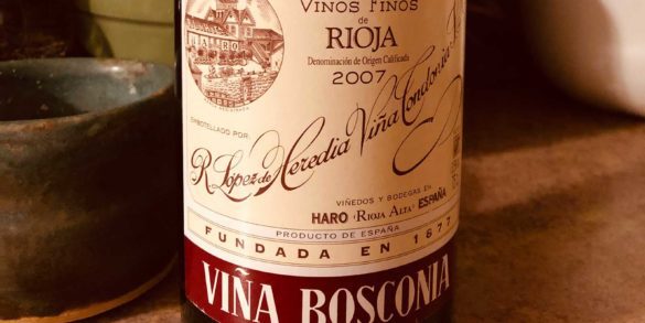 2007 Lopez de Heredia Viña Bosconia Rioja Reserva ©Ashley Hausman