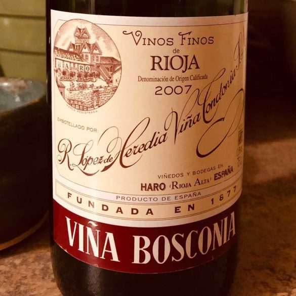 2007 Lopez de Heredia Viña Bosconia Rioja Reserva ©Ashley Hausman