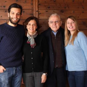 Pietro, Maria Cristina, Giacomo and Isabella Oddero. ©Odder