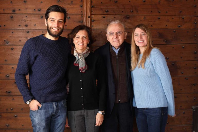 Pietro, Maria Cristina, Giacomo and Isabella Oddero. ©Odder