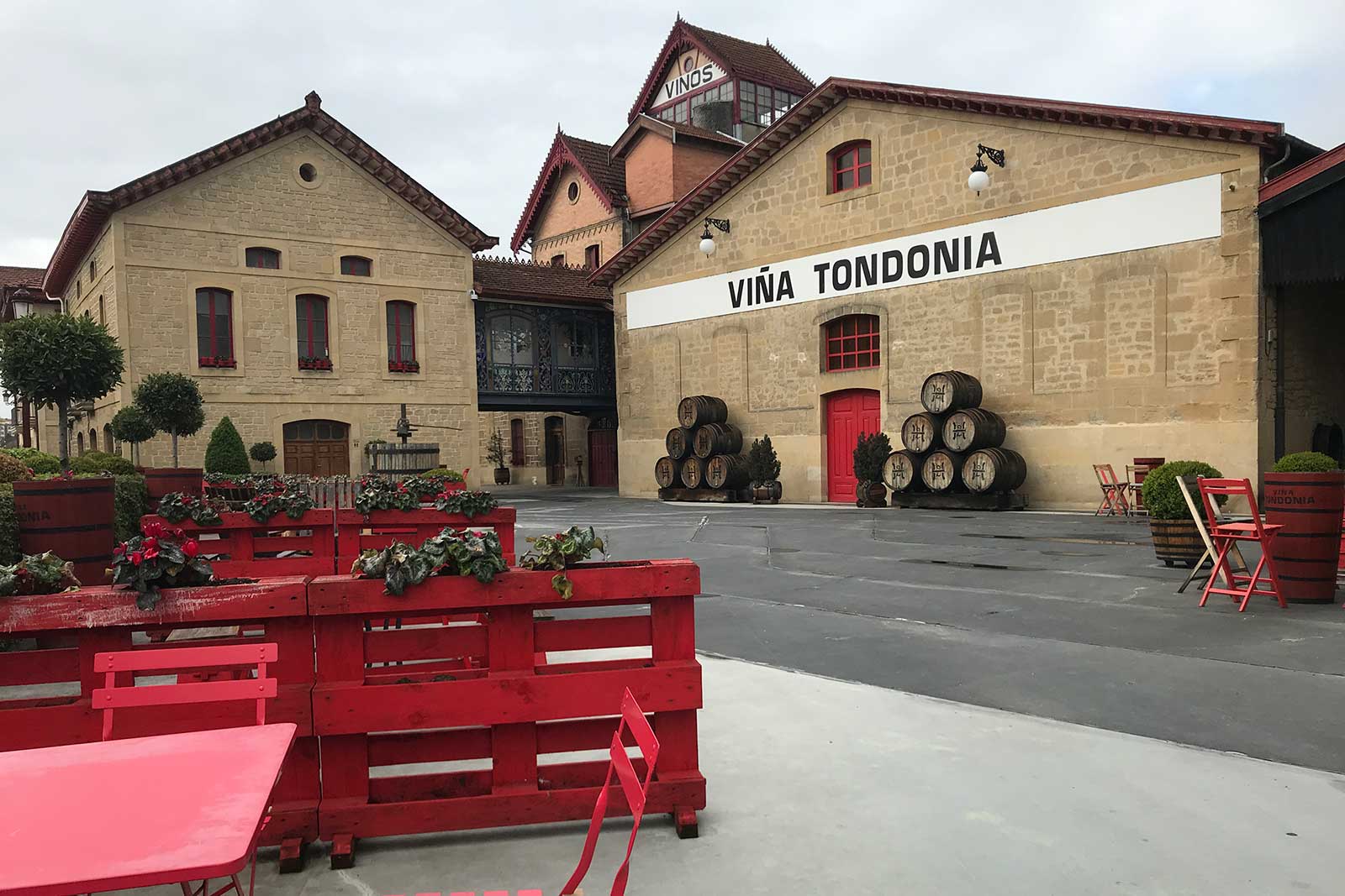 Visiting the cellars at Lopez de Heredia. ©Ashley Hausman