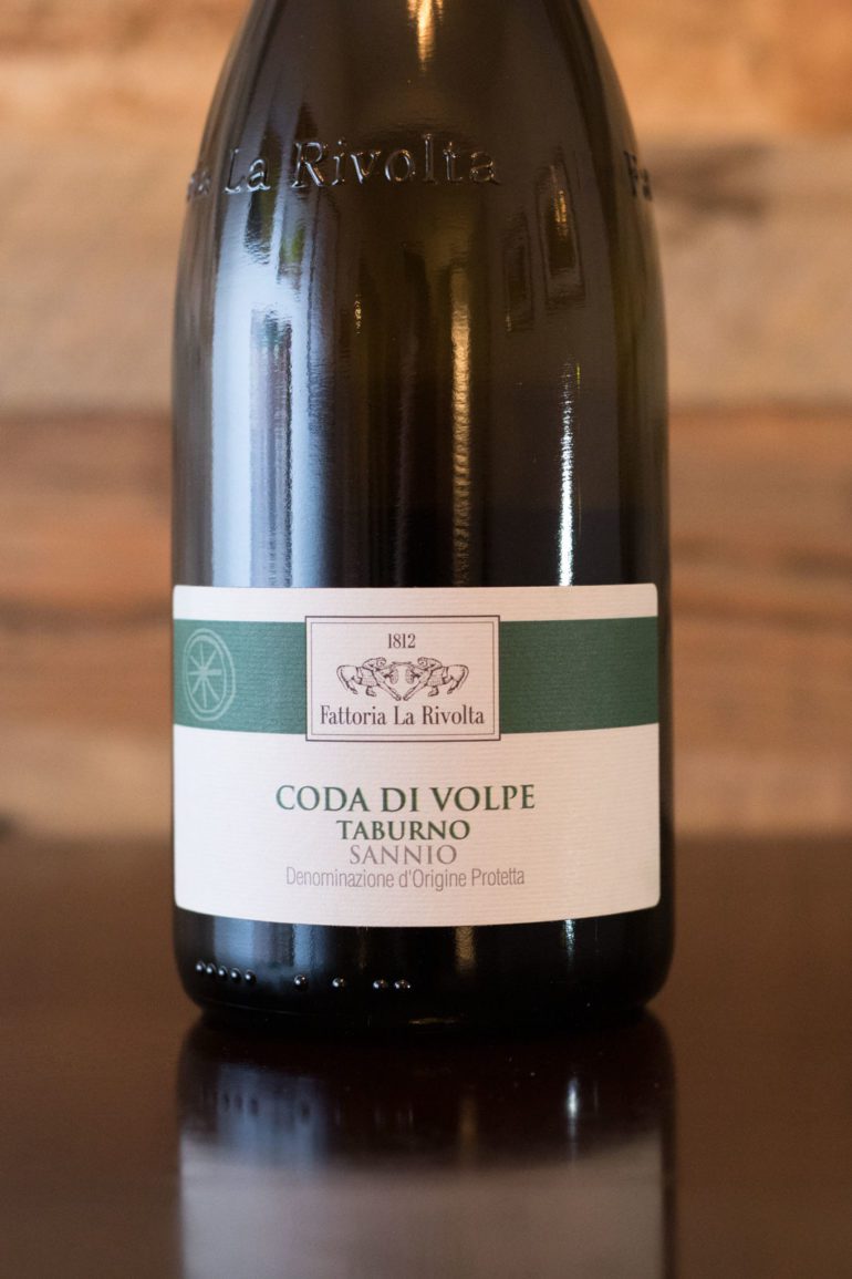 2019 Fattoria La Rivolta Coda di Volpe Sannio Taburno ©Kevin Day/Opening a Bottle