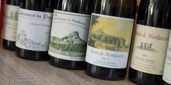 The wines of Château Montfaucon ©Kevin Day/Opening a Bottle