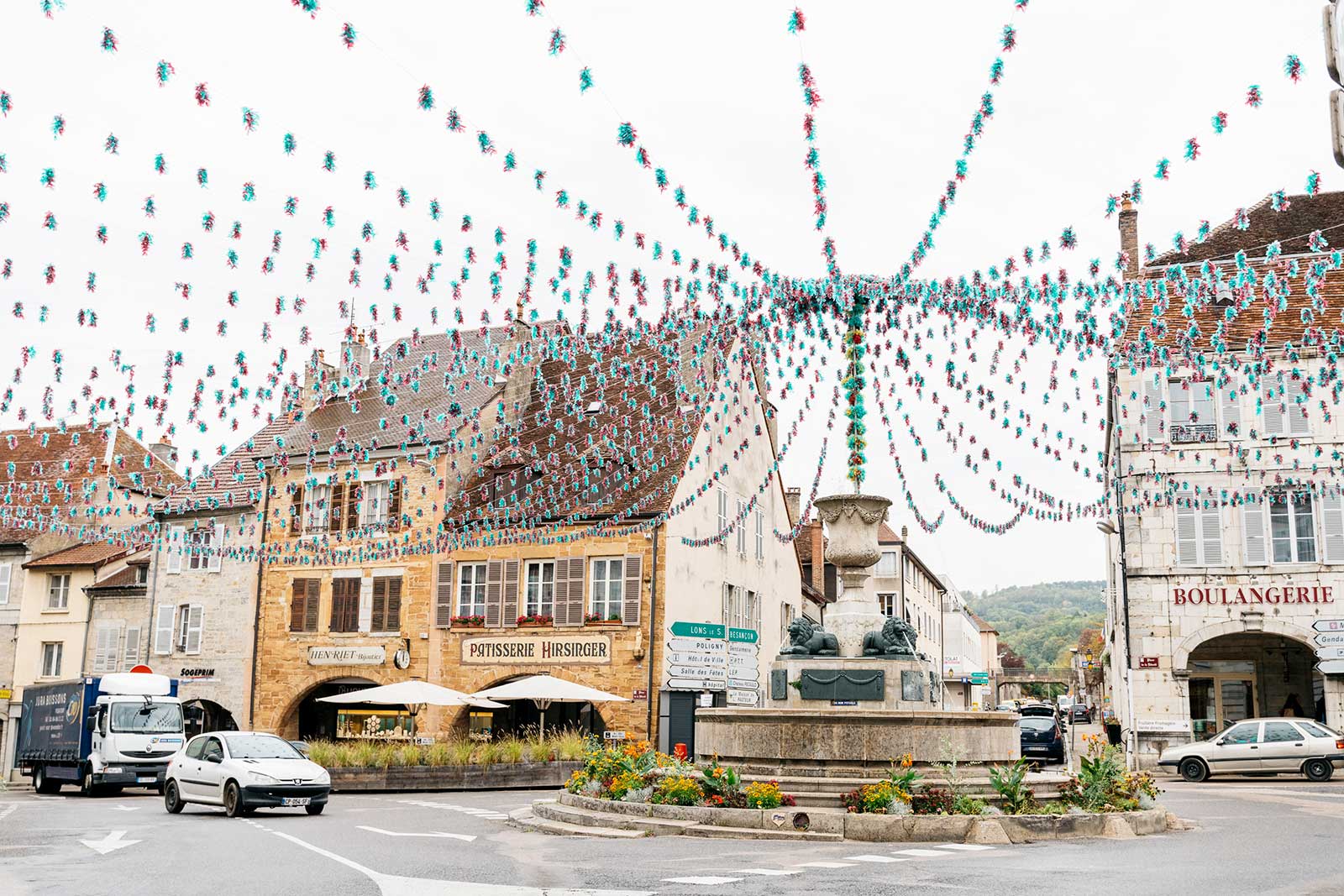 Downtown Arbois, in the heart of the Jura. / ©Cecilia Magnusson