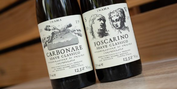 The two Soave Cru wines from Inama. ©Kevin Day/Opening a Bottle
