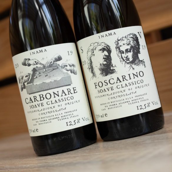 The two Soave Cru wines from Inama. ©Kevin Day/Opening a Bottle