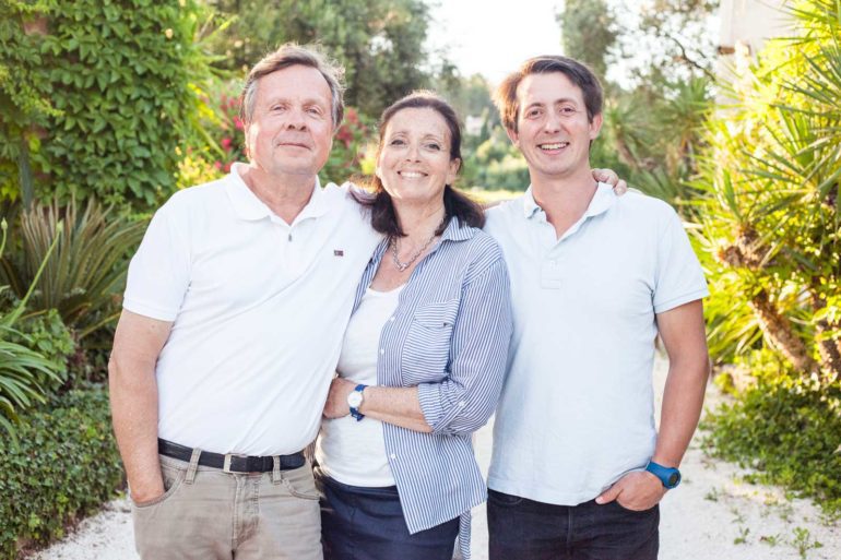 The Deforges family, with fourth-generation winemaker Olivier, at right. ©de Maison Selections