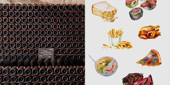 Champagne for Dinner - Virtual Tasting by Opening a Bottle