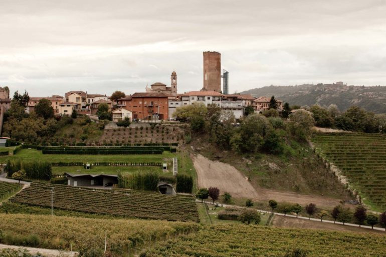 The village of Barbaresco with its iconic tower. ©Kevin Day/Opening a Bottle