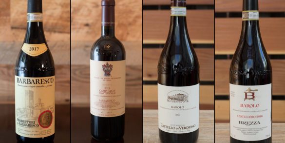 Nebbiolo Fan Club: Produttori del Barbaresco, Marchesi di Grèsy, Castello di Verduno and Brezza ©Kevin Day/Opening a Bottle