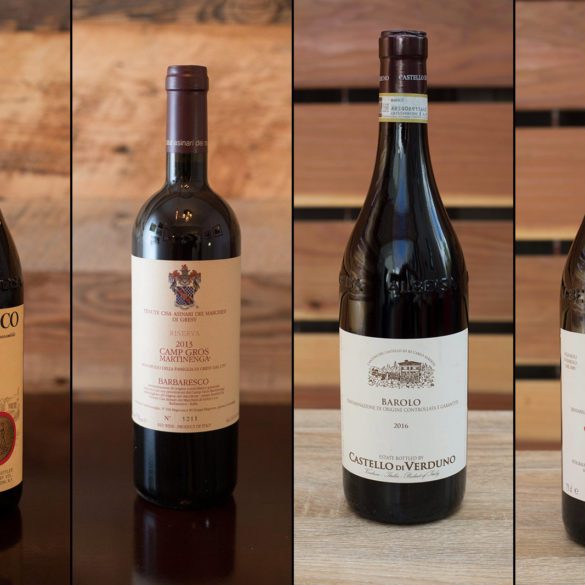 Nebbiolo Fan Club: Produttori del Barbaresco, Marchesi di Grèsy, Castello di Verduno and Brezza ©Kevin Day/Opening a Bottle