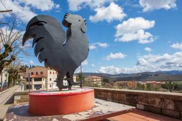 The Gallo Nero is a symbol of Chianti Classico. ©Kevin Day/Opening a Bottle