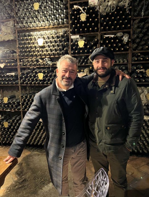 Alessandro Mori with his son and protégé, Iacopo. ©Kevin Day/Opening a Bottle