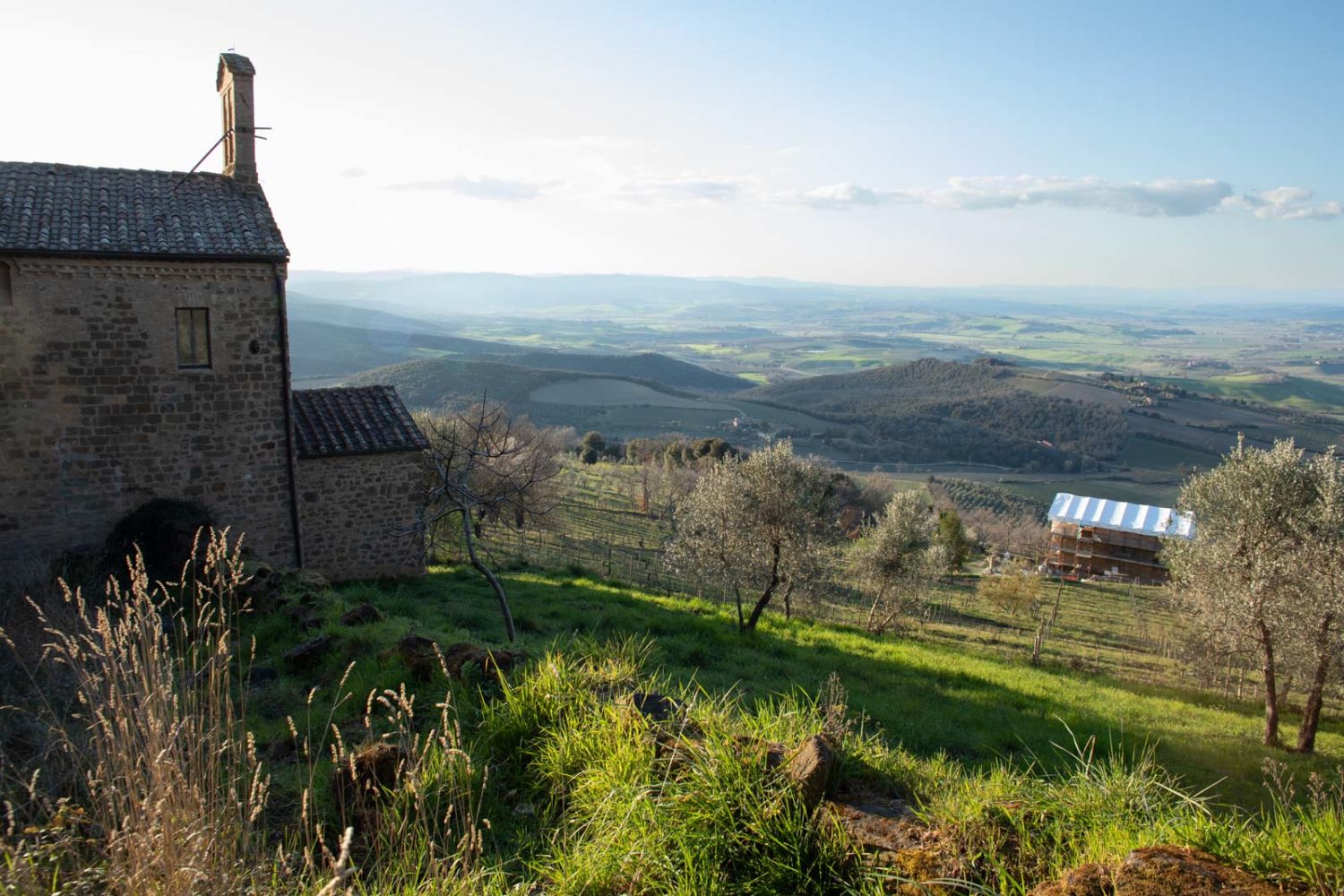 The view over the Madonna delle Grazie from its namesake church. ©Kevin Day/Opening a Bottle