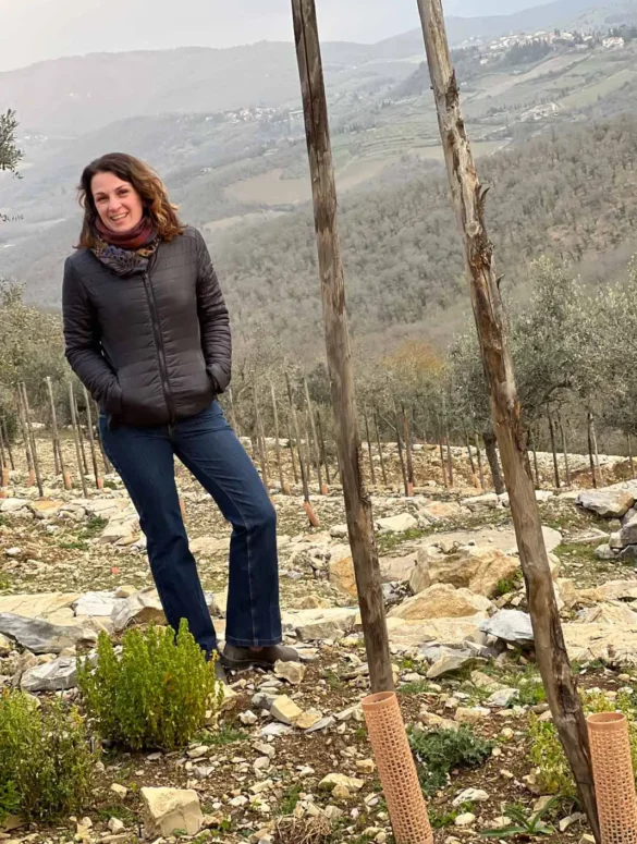 Winemaker Angela Fronti at Istine winery, Chianti Classico DOCG.