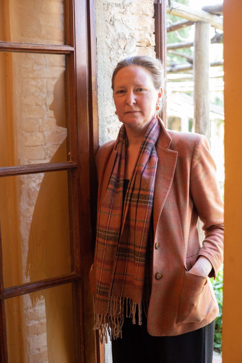 Winemaker Elisa Sesti in Montalcino. ©Kevin Day/Opening a Bottle