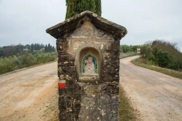 An alter next to a road in Chianti Classico, Italy