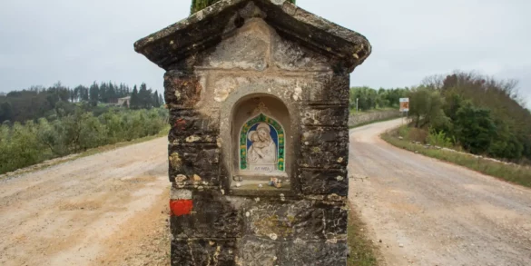 An alter next to a road in Chianti Classico, Italy