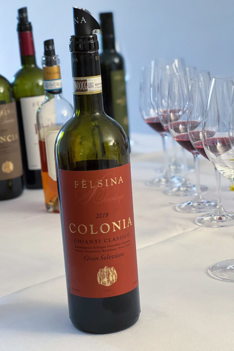 2018 Fèlsina "Colonia" Chianti Classico Gran Selezione ©Kevin Day/Opening a Bottle