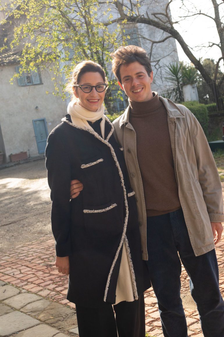 Maddalena Fucile and Matteo Vaccari at Cigliano di Sopra wine estate in San Casciano in Val di Pesa ©Kevin Day/Opening a Bottle