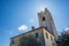 Badia a Coltibuono's abbey backlit by midday sun ©Kevin Day/Opening a Bottle