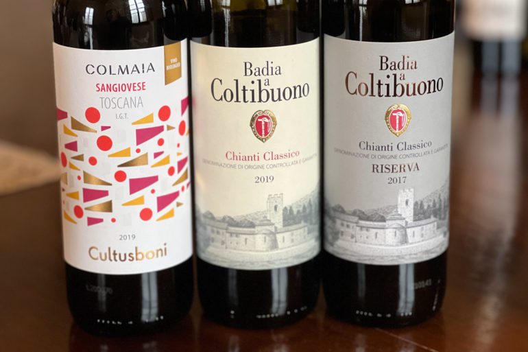 The wines of Badia a Coltibuono. ©Kevin Day/Opening a Bottle