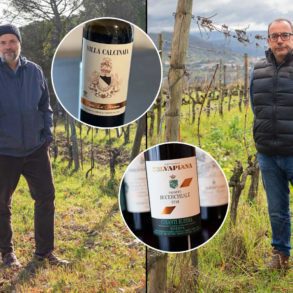 Wines from Villa Calcinaia and Selvapiana ©Kevin Day/Opening a Bottle