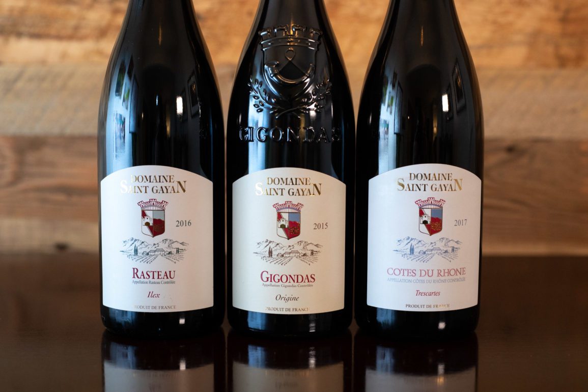 Wines of Domaine Saint Gayan ©Kevin Day/Opening a Bottle