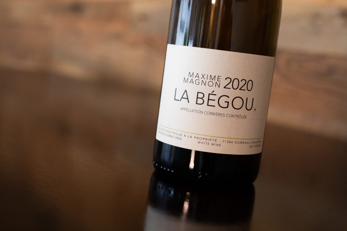 2020 Maxime Magnon "La Bégou" Corbières Blanc ©Kevin Day/Opening a Bottle