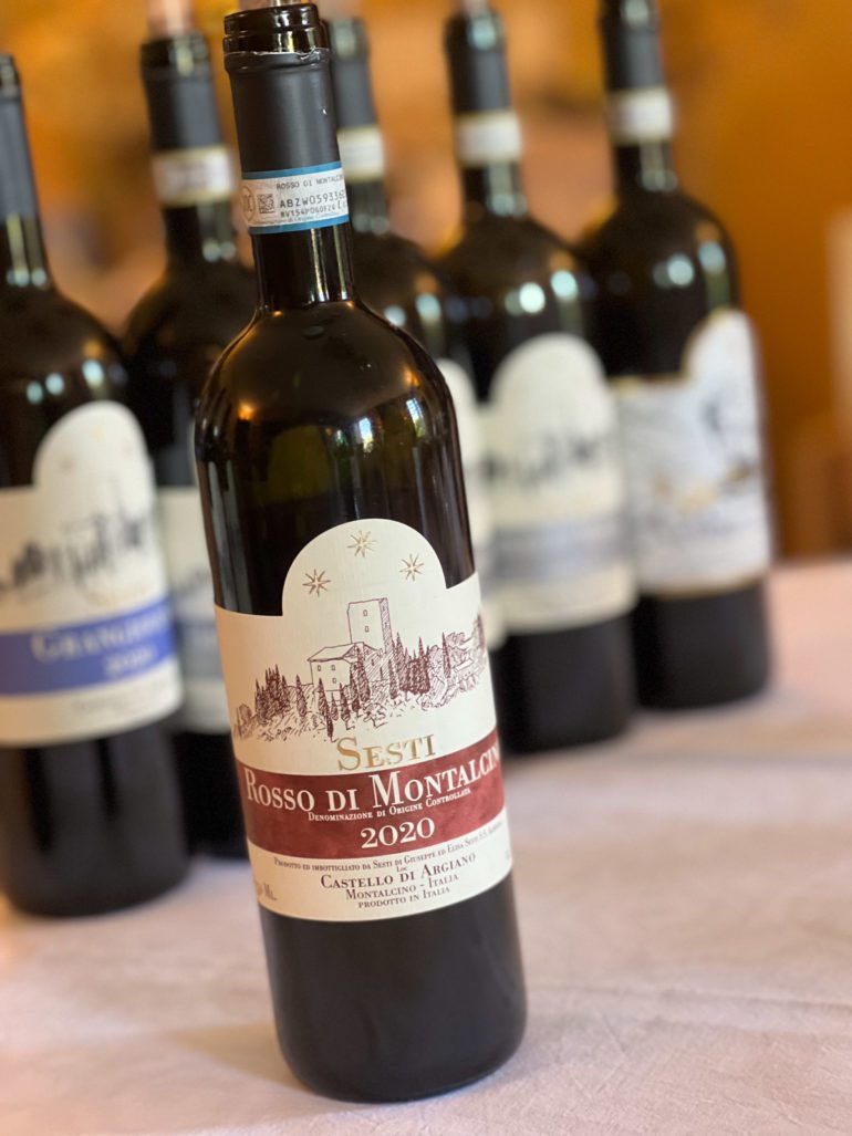 2020 Sesti Rosso di Montalcino. ©Kevin Day/Opening a Bottle