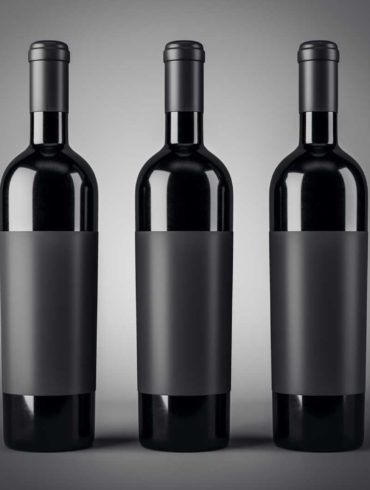 Blank wine bottles that don't tell you shit ... just like real wine bottles