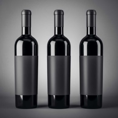 Blank wine bottles that don't tell you shit ... just like real wine bottles