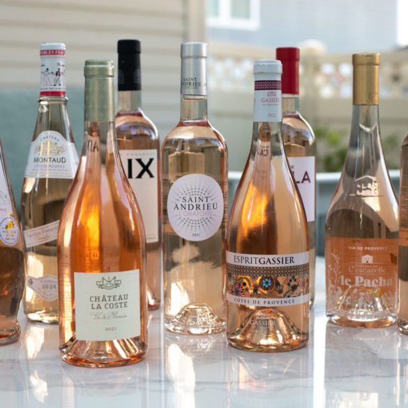 A collection of rosé wines from Provence ©Kevin Day/Opening a Bottle