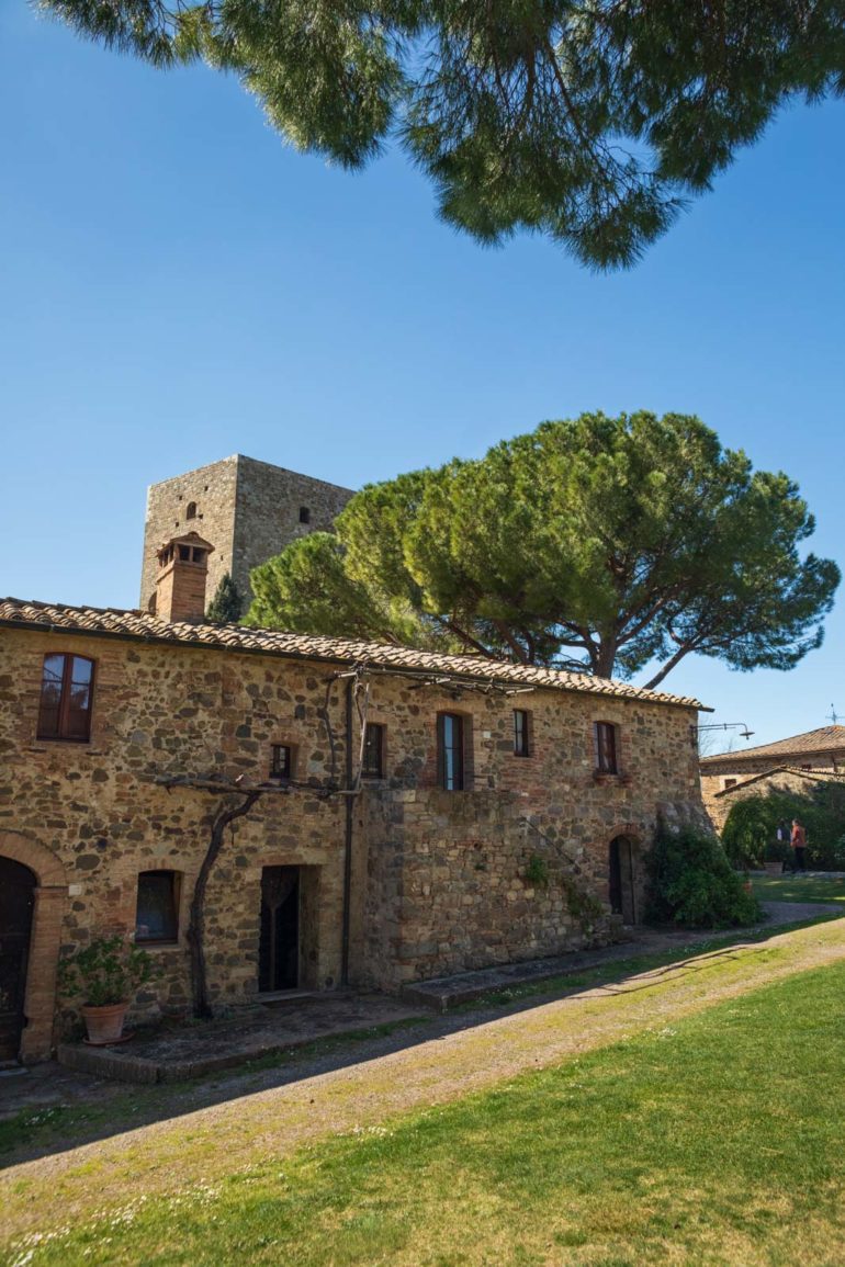 The Sesti wine estate south of Montalcino. ©Kevin Day/Opening a Bottle