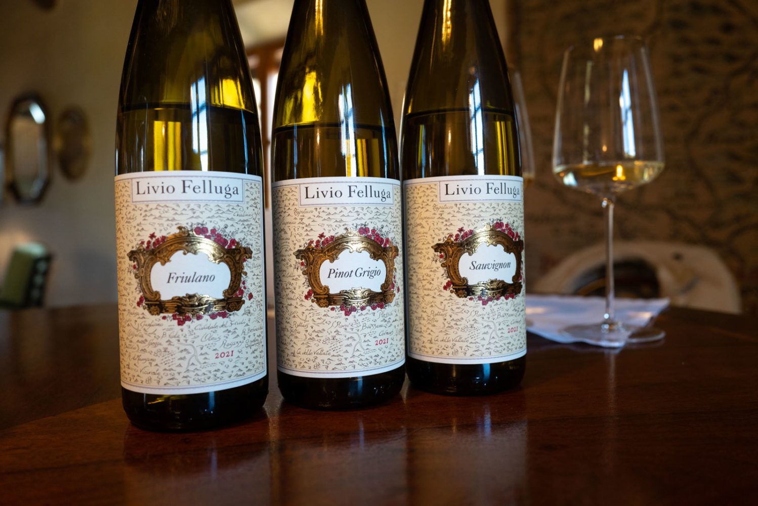 The wines of Livio Felluga. ©Kevin Day/Opening a Bottle