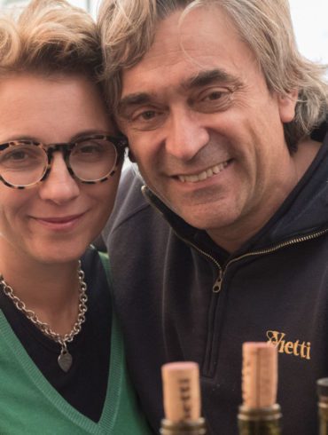 Luca Currado and Elena Penna Currado. ©Kevin Day/Opening a Bottle