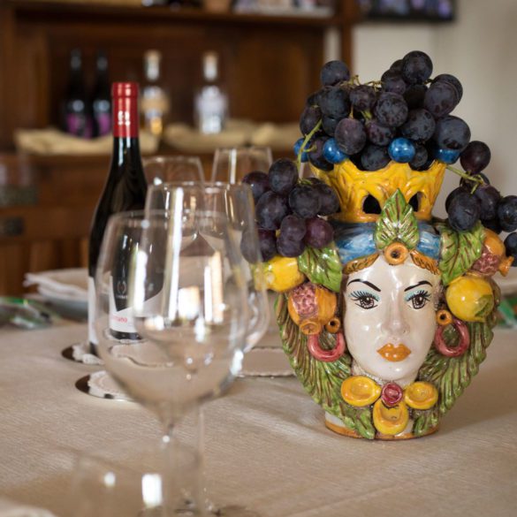 Testa di moro at a Canicatti home in Sicily. ©Kevin Day/Opening a Bottle