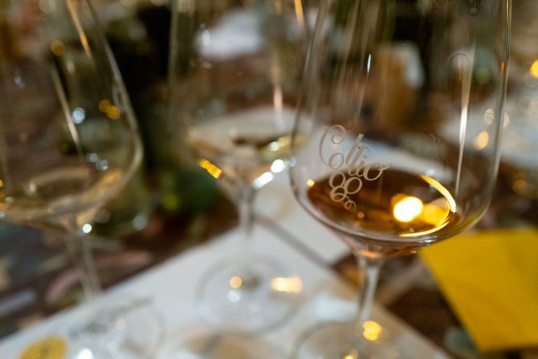 A glass of ramato Pinot Grigio from Collio. ©Kevin Day/Opening a Bottle