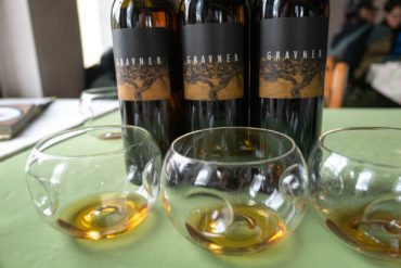 Three wines from Gravner. ©Kevin Day/Opening a Bottle