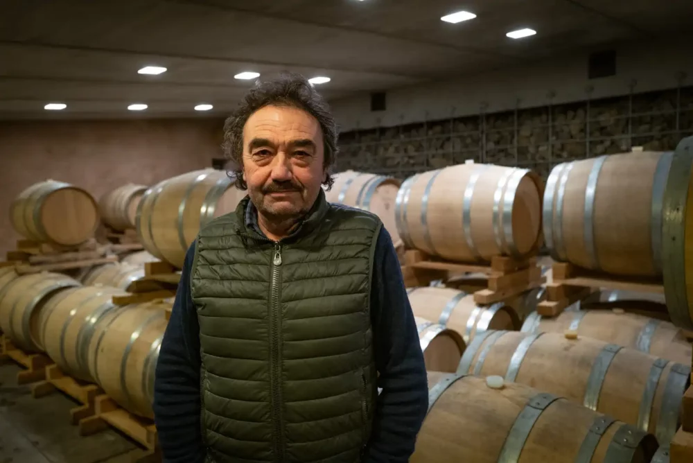 Winemaker Nicola Manferrari of Borgo del Tiglio.