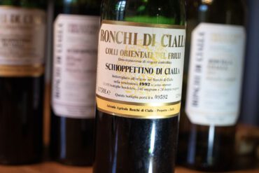 A bottle of 1992 Schioppettino di Cialla from Ronchi di Cialla. ©Kevin Day/Opening a Bottle