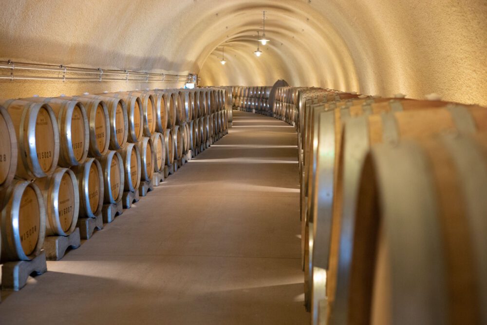 The barrel room at Presqu'ile Winery. ©Kevin Day/Opening a Bottle