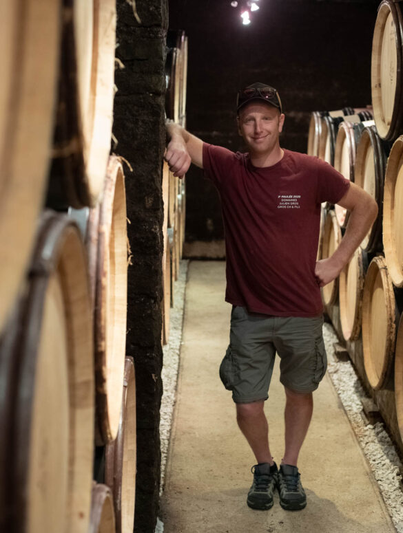 Winemaker Julien Gros.