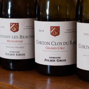 The wines of Julien Gros.